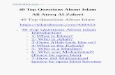 40 Top Questions About Islam Ali Ateeq Al-Zaheri