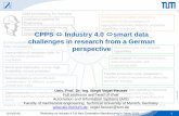 CPPS Industry 4.0 smart data challenges in research from a ...