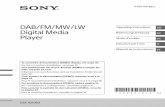 DAB/FM/MW/LW Digital Media Bedienungsanleitung DE Player ...
