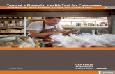 Toward a Financial Health Tool for Consumers