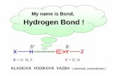My name is Bond , Hydrogen Bond
