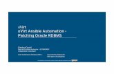 oVirtAnsibleAutomation - Patching Oracle RDBMS