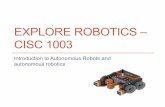EXPLORE ROBOTICS – CISC 1003 - GitHub Pages
