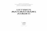 Lietuvos matematikams atminti - Vilniaus universitetas