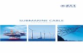 Submarine cable catalog with cable data