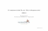 Commercial Law Developments 2011 - Gonzaga University