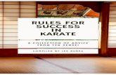 Rules for Success in Karate - Les Bubka