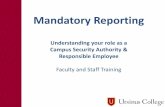 Understanding your role as a Campus Security Authority ...