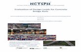 Evaluation of Design Loads for Concrete Bridge Rails