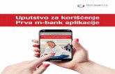 Uputstvo za koriscenje Prva m-bank aplikacije