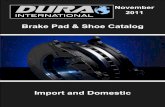 Brake Pad & Shoe Catalog