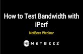 How to Test Bandwidth with iPerf - NetBeez