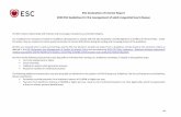 ESC Declaration of Interest Report