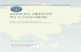 ANNUAL REPORT TO CONGRESS