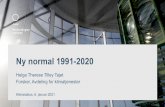 Ny normal 1991-2020 - Meteorologisk institutt