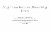 Drug Interactions and Prescribing Errors