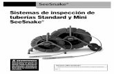 Sistemas de inspección de tuberías Standard y Mini SeeSnake