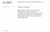 GAO-16-67, AMTRAK: Better Reporting, Planning, and ...
