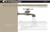 Rate Setting for Small Water Systems