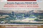 Jornadas Regionales FEDIAP 2018 ENTORNOS FORMATIVOS DE …