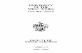 FSS Handbook - UNIVERSITY OF THE WEST INDIES