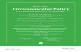 BRUCE POWER’S Environmental Policy