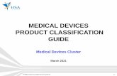 MEDICAL DEVICES PRODUCT CLASSIFICATION GUIDE