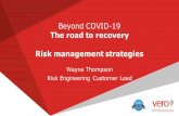 Beyond COVID -19 The road to recovery Risk management ...