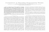 Comparison of Threading Programming Models