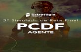 1 3º Simulado de Reta Final PCDF Agente 14/03/2021