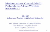 Medium Access Control (MAC) Protocols for Ad hoc Wireless ...