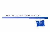 Lecture 9: ANN Architectures - Sharif