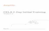 CKLA 2-Day Initial Training -