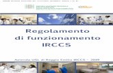 Regolamento di funzionamento IRCCS