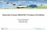 Discrete Power MOSFET Product Portfolio