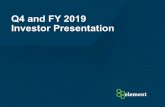 Q4 and FY 2019 Investor Presentation - Element Fleet