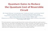 Two-Qubit Quantum Gates to Reduce the Quantum Cost of ...