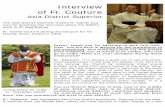 Interview of Fr. Couture