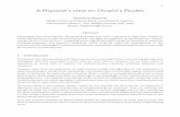 A Physicist’s view on Chopin’s Études - arXiv