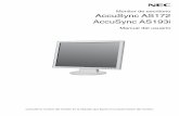 Monitor de escritorio AccuSync AS172 AccuSync AS193i