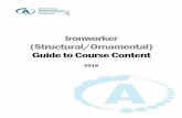 Ironworker (Structural/Ornamental) Guide to Course Content