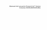 User Manual - PowerLite Home Cinema 5030UB/5030UBe