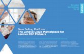 New Selling Platform: The Lenovo Cloud Marketplace for ...