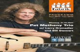 Montag, 31.10.2011 Pat Metheny Trio