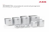 EN / ACQ80-04 drives standard control program firmware manual