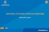 SISTEMA DE BIBLIOTECAS (SIBUBB)