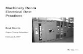 Machinery Room Electrical Best Practices