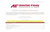 MUSIC STUDENT MANUAL - apsu.edu