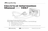 MANUFACTURING, INC. Electrical Information Manual — 1997