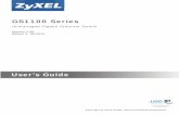 Zyxel GS1100-8HP 8-port GbE Unmanaged PoE Switch User manual